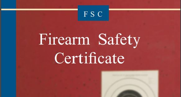 CA Firearm Safety Certificate